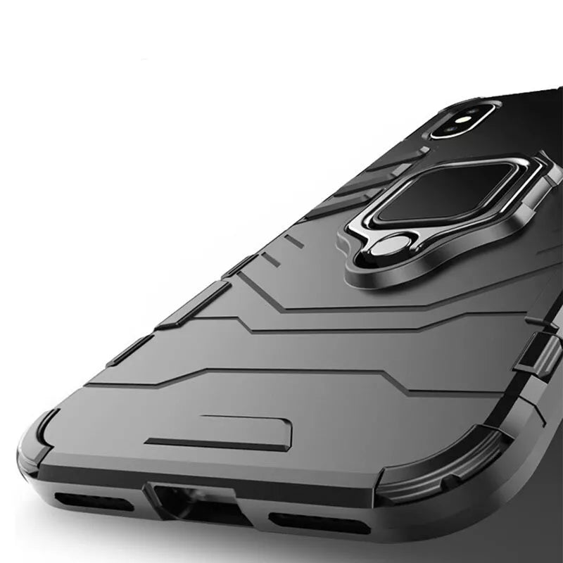 Ring Armor Case Robuste Schutzhülle für Xiaomi Mi 11 Pro schwarz