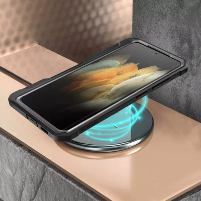 Supcase Unicorn Beetle Pro Panzer Schutzhülle Galaxy S25 2Set schwarz