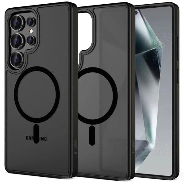 Tech-Protect MagMat MagSafe Samsung Galaxy S25 Ultra Case Hülle Schwarz matt