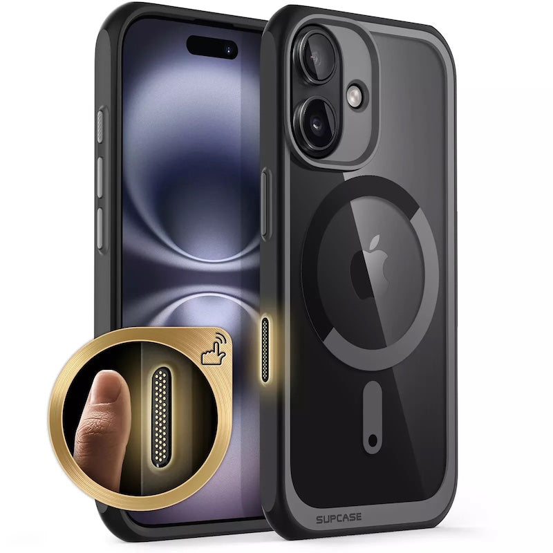 Supcase UB MAG iPhone 16 (6,1") Robuste MagSafe Hülle Handyhülle schwarz