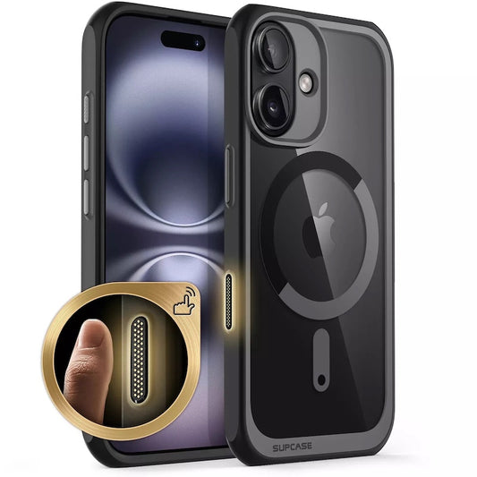 Supcase UB MAG iPhone 16 (6,1") Robuste MagSafe Hülle Handyhülle schwarz