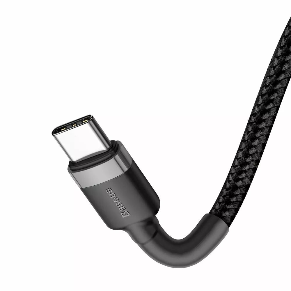 Baseus Cafule Ladekabel USB-C PD / USB-C PD PD2.0 60W 20V 3A QC3.0 1M schwarz