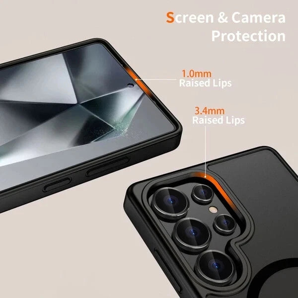 Tech-Protect MagMat MagSafe Samsung Galaxy S25 Ultra Case Hülle Schwarz matt