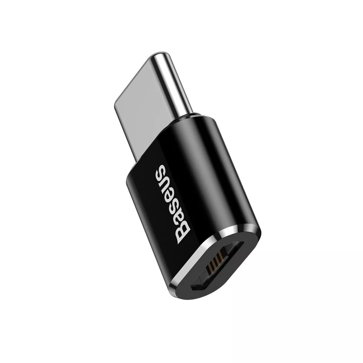 Baseus OTG Micro USB auf USB-C Adapter Schwarz