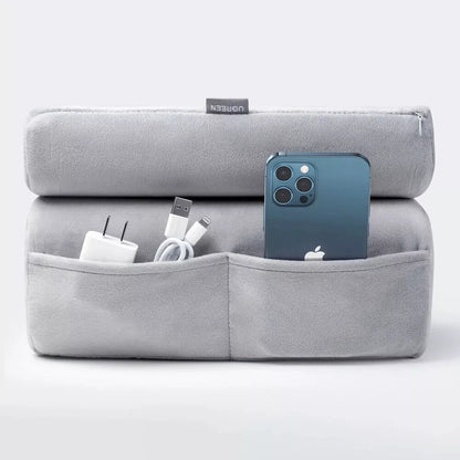 Ugreen Velour faltbarer Tablet Telefonständer Kissen mit Fächer grau - StyleCases