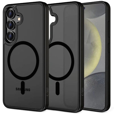 Tech-Protect MagMat MagSafe Samsung Galaxy S25 Case Hülle Schwarz matt