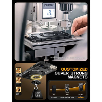 Supcase UB Grip iPhone 16E Robuste MagSafe Hülle Handyhülle schwarz