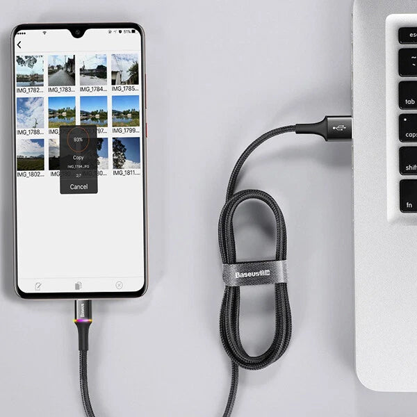 Baseus Halo Datenkabel 8Pin Kabel 1,5A 2 Meter (CALGH-C01) schwarz