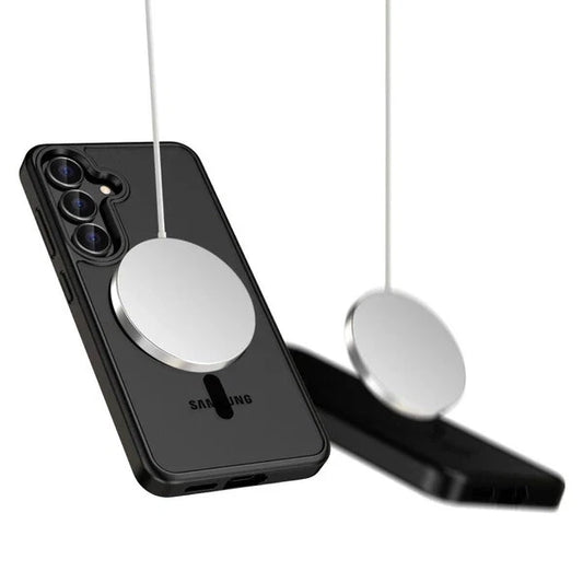 Tech-Protect MagMat MagSafe Samsung Galaxy S25 Case Hülle Schwarz matt