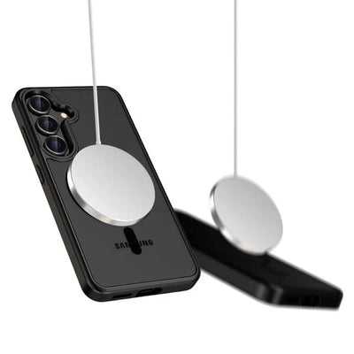 Tech-Protect MagMat MagSafe Samsung Galaxy S25 Case Hülle Schwarz matt