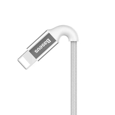 Baseus Shining elegantes iPhone Ladekabel Jet Metal 2A 1m Licht