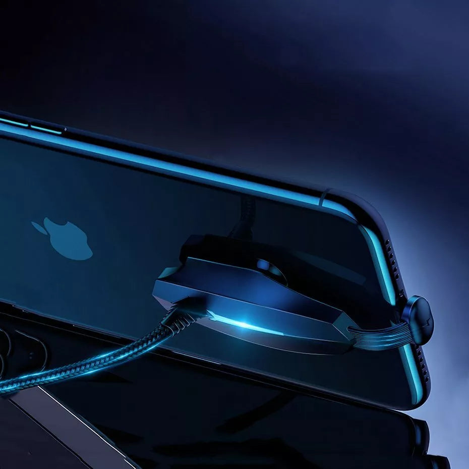 Baseus Colorful USB-8Pin Mobile Gaming Kabel mit Saugnapf 1.5 2m