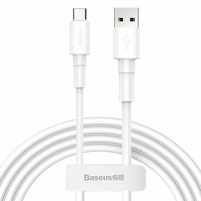 Baseus USB Type C Ladeabel Datenkabel 3A 1m CATSW-02 weiß