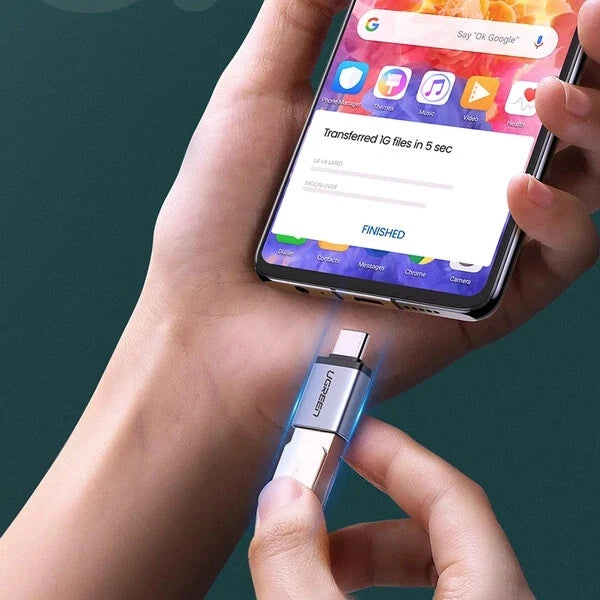 Ugreen US270 USB-C / USB-A 3.0 (Buchse) 5Gps Adapter mit Trageband OTG