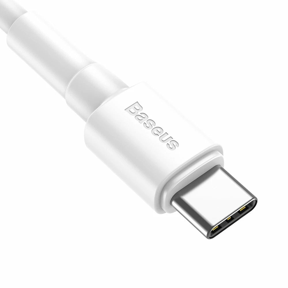 Baseus USB Type C Ladeabel Datenkabel 3A 1m CATSW-02 weiß