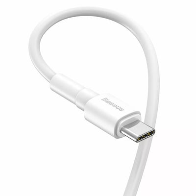 Baseus USB Type C Ladeabel Datenkabel 3A 1m CATSW-02 weiß