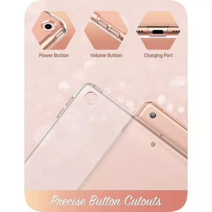 Supcase CL Luxus Hülle Etui Smart Cover iPad 7/8/9/10 10.2" Pink Marmor - StyleCases