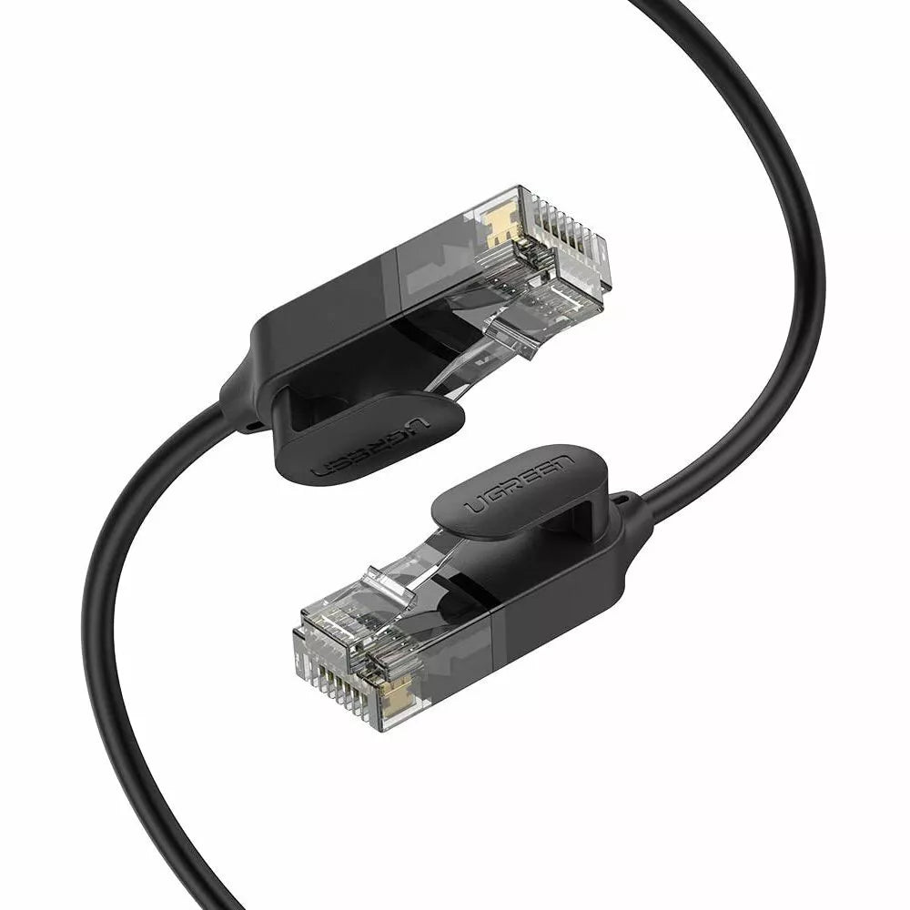 Ugreen Netzwerk Ethernet Patchkabel RJ45 Cat 6A UTP 1000Mbps 1m-10m schwarz dünn