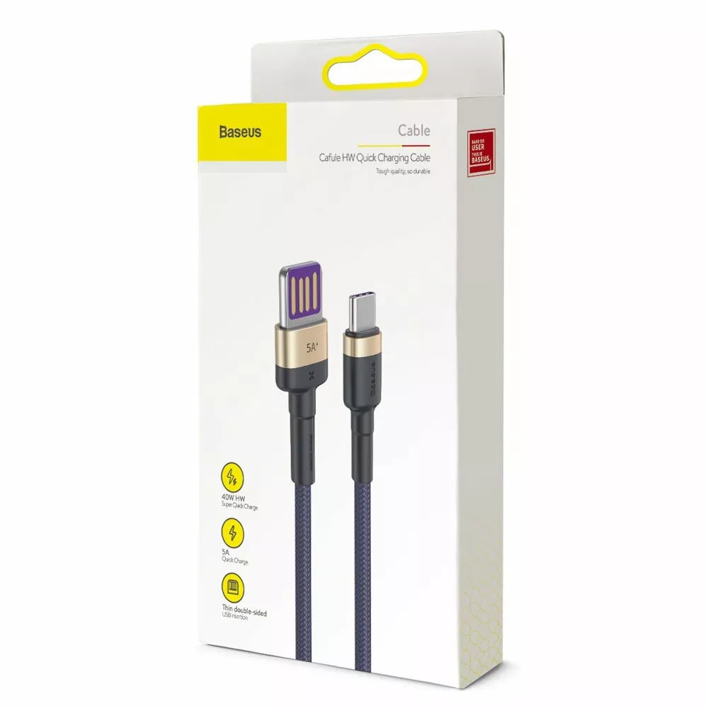 Baseus Cafule USB TypC Kabel 40W Quick Charge schnell laden 3A QC 3.0 1m