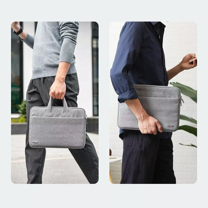 Ugreen LP437 Elegante Notebook Laptop Tasche Innen Aussen 13"-15" Zoll grau - StyleCases