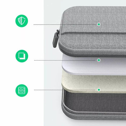 Ugreen LP437 Elegante Notebook Laptop Tasche Innen Aussen 13"-15" Zoll grau - StyleCases