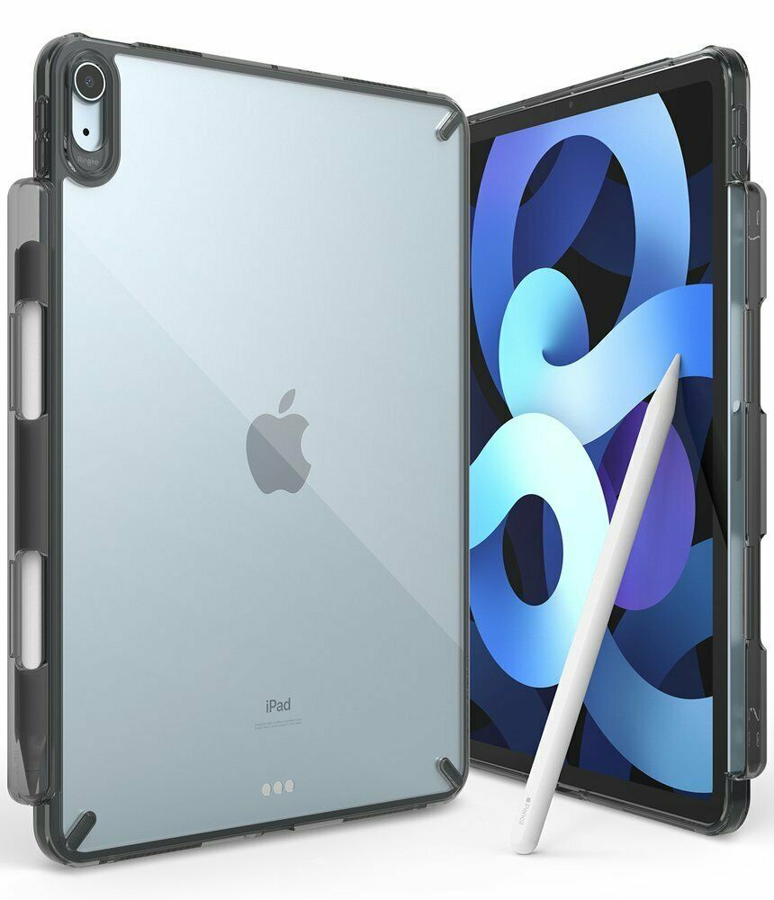 Ringke Fusion robuste Hülle Schutzhülle mit TPU Rahmen für iPad Air4 2020 schwarz