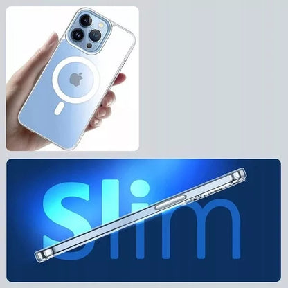 Tech-Protect FlexAir iPhone 14 Pro Hybrid MagSafe Hülle transparent - StyleCases