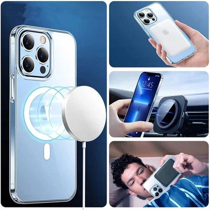 Tech-Protect FlexAir iPhone 14 Pro Hybrid MagSafe Hülle transparent - StyleCases