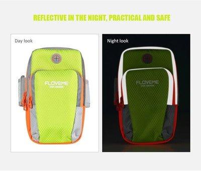 Universal Luxus Sport Outdoor Jogging Tasche Molle Beintasche Armbeutel Rosa