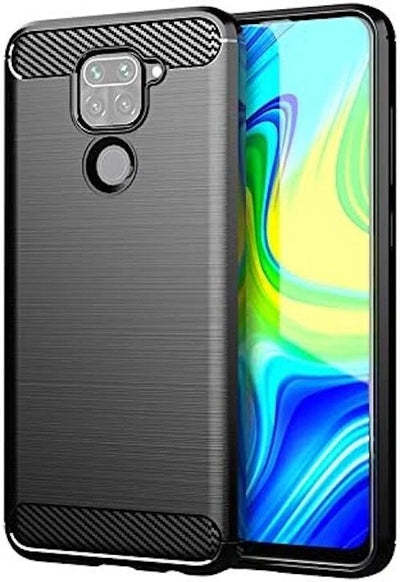 Carbon Styled Case Flexibel Schutzhülle für Xiaomi Redmi Note 9 schwarz
