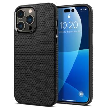 Spigen Liquid Air Back Case Schutzhülle für iPhone 14 Pro Max 6,7" schwarz