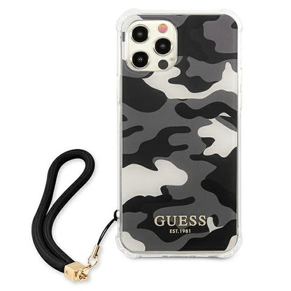 GUESS Camo Kollektion Case Schutzhülle Handyhülle iPhone 12/12 Pro Urban Camo - StyleCases