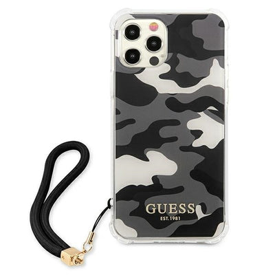GUESS Camo Kollektion Case Schutzhülle Handyhülle iPhone 12/12 Pro Urban Camo