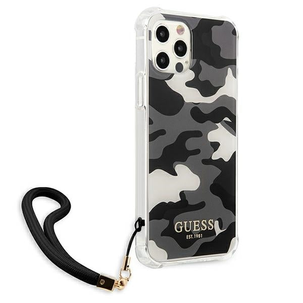 GUESS Camo Kollektion Case Schutzhülle Handyhülle iPhone 12/12 Pro Urban Camo