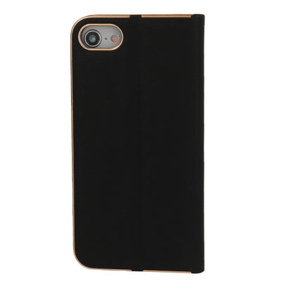 Book Case mit metallischer Umrandung für Samsung Galaxy S9 schwarz