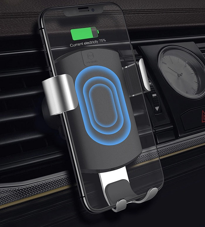 QI Wireless KFZ Halterung Ladegerät 7.5W QC3.0 Fast Charging schnell laden